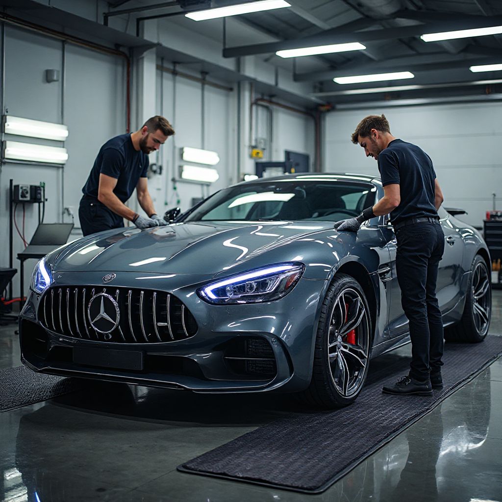 Tým AutoČistírny při práci