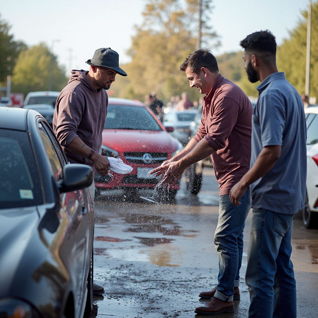Charitativní mytí aut