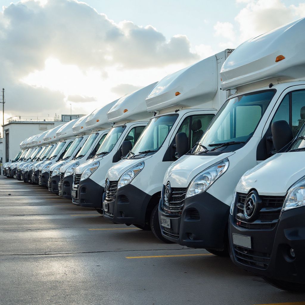 Flotila dodávek Transport CZ